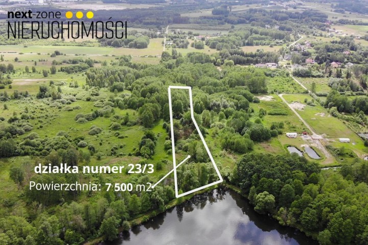 Radziejowice - działka ROLNA nad rzeką Pisia Zboiska 7500m2 